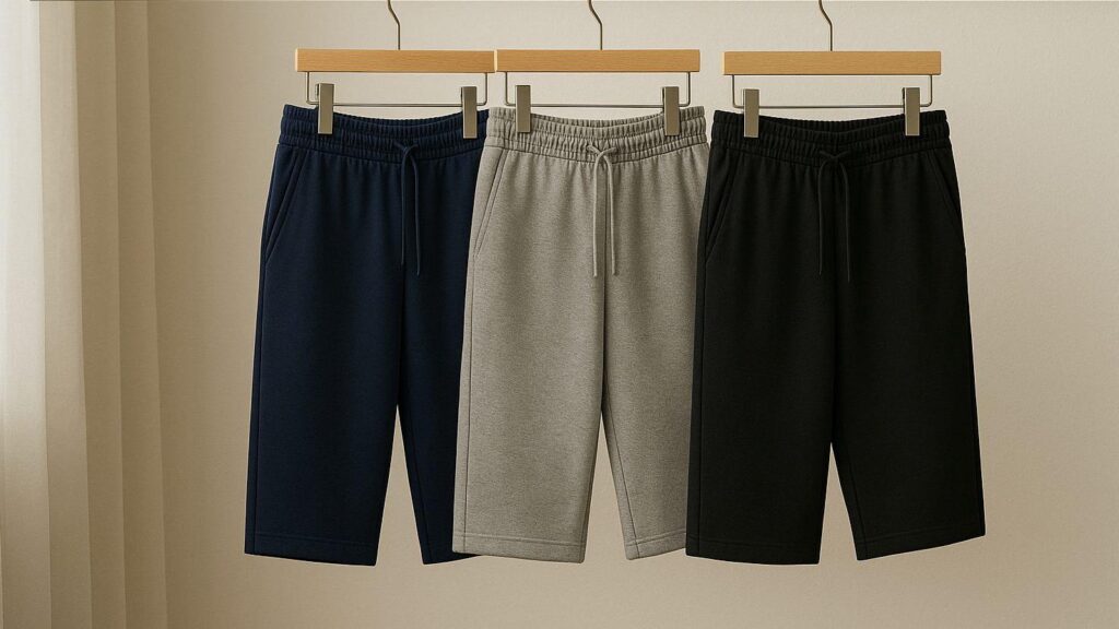 french terry shorts 1